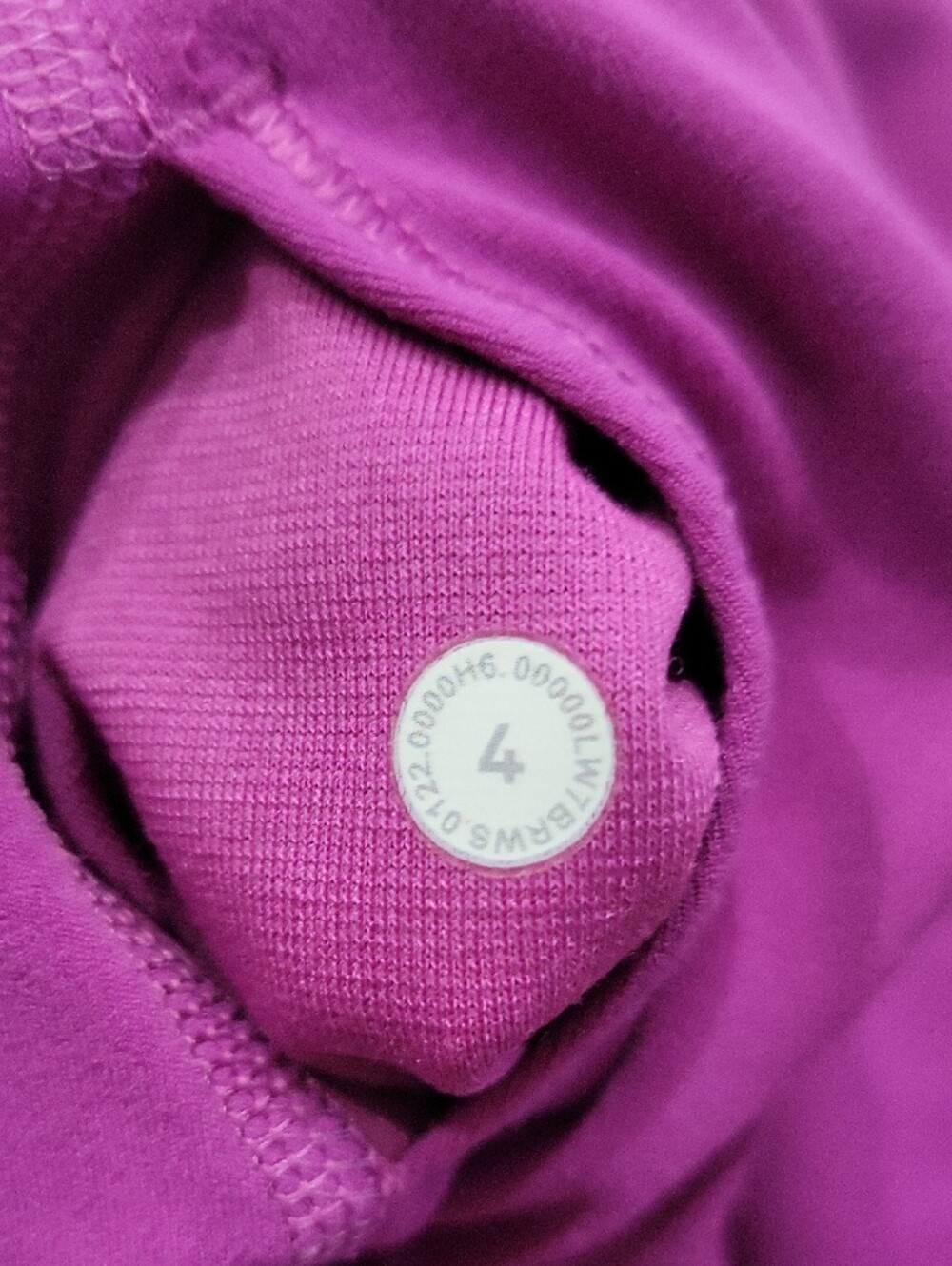 lululemon athletica High-Rise Magenta Bike Shorts - Picture 2 of 2